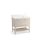 Kohler 36 in. Bathroom Vanity Cabinet With Sink And Quartz Top in Light Clay 35026-LWG - alternate 1